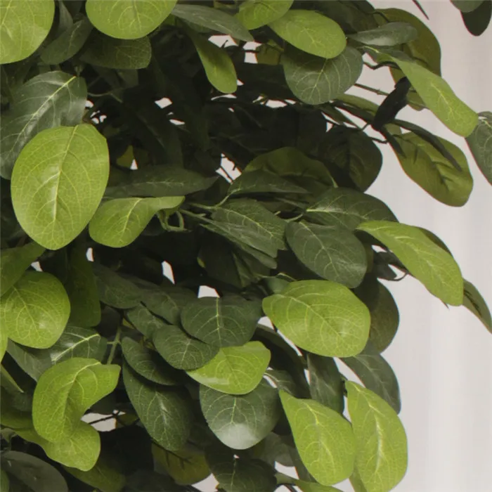 High Quality Factory Greenery Topiary Cocoa  Fake Fruit  Artificial Cocoa Tree for Garden Decor
