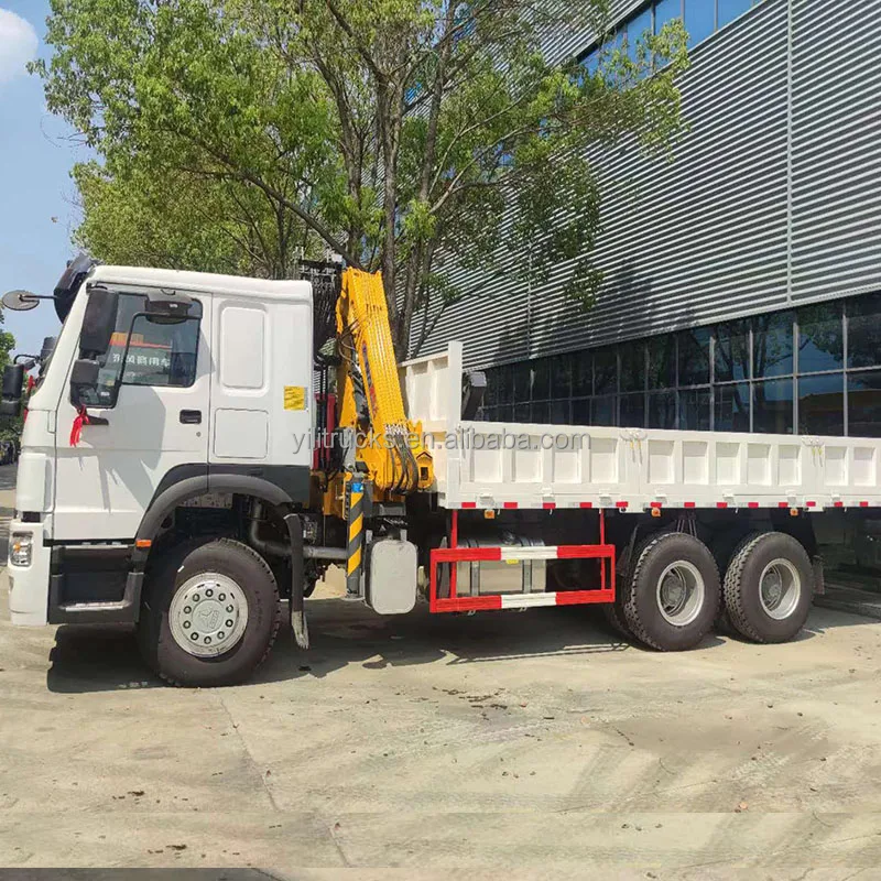 Foton 4x2 Rhd 8t Truck Mounted Crane With Dump Box Tipper Truck With