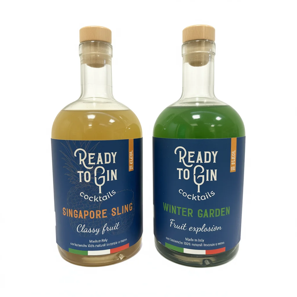 Ready To ジン カクテル シンガポール スリング ウィンター ガーデン Alc 0% 各 700ml