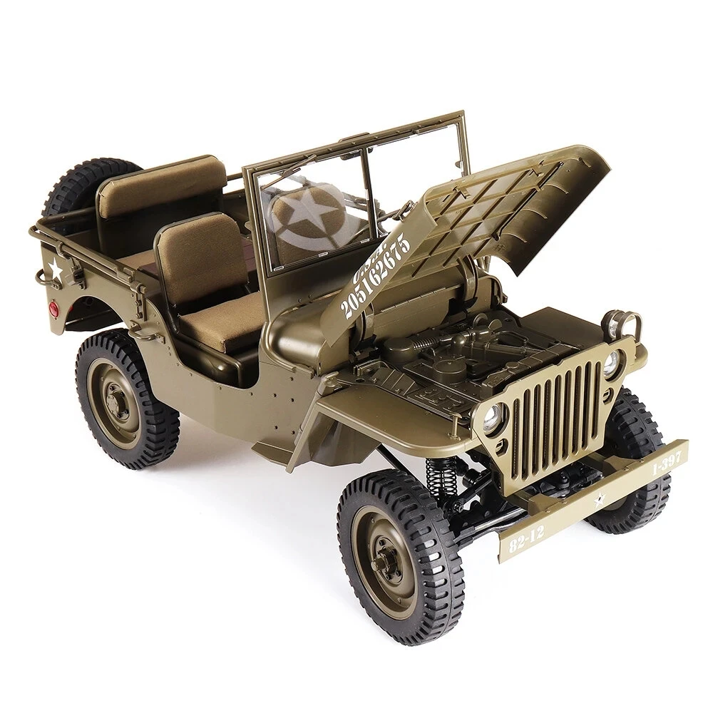 ホビーラジコン rochobby  FMS 1:6 1941 Willys MB Amazon.com: Rochobby FMS 1/6 1941 MB Scaler RC mini Jeep RC Truck