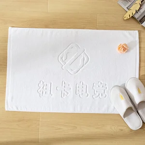 Luxury 100% Cotton Woven Solid Color Bath Towel Set Embroidered Custom Logo Soft Absorbent Hypoallergenic Durable Hotel Home Spa