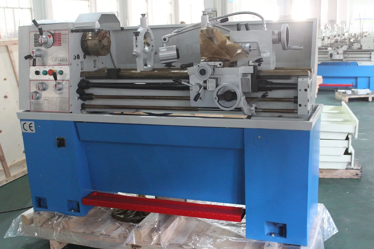 GH1440A Manual CNC Mini  Metal Turning Lathe Machine Tool  Torno De Horizontal Mechanico Heavy Duty Bench Equipment Price