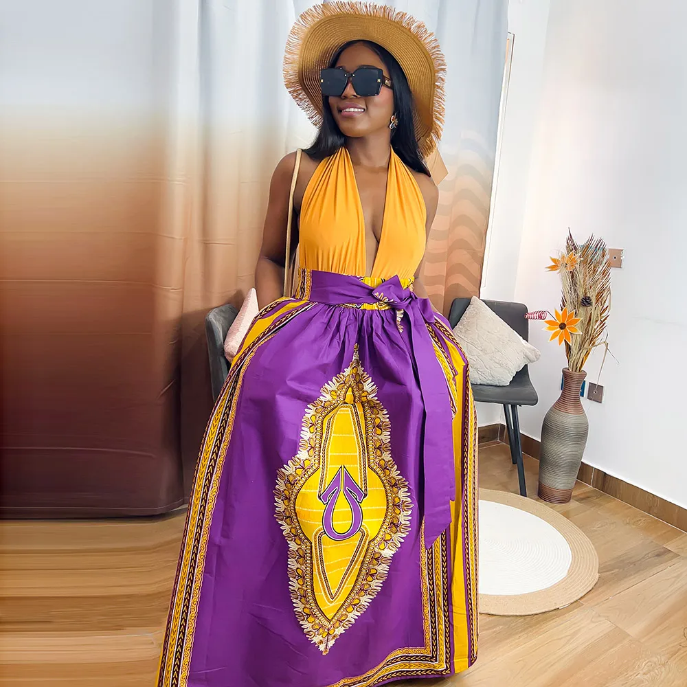 purple african wedding dress Traditional purple wedding gown