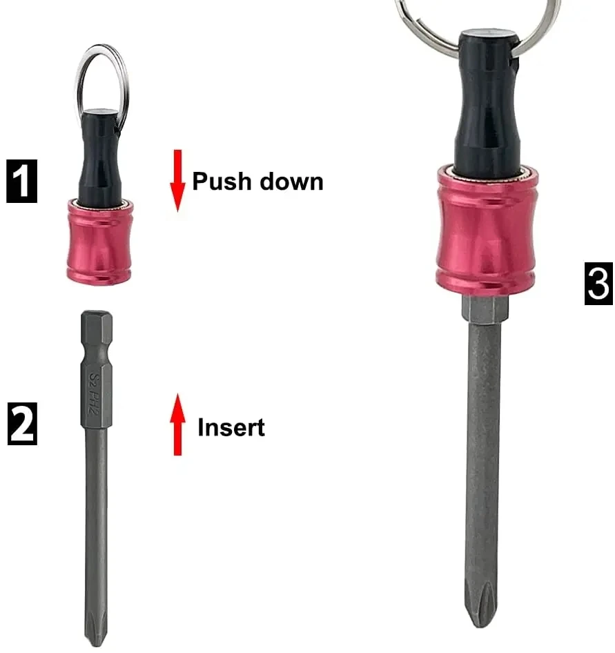 Durable Hex Shank Extension Bar Drill Adaptor Screwdriver Bits Holder