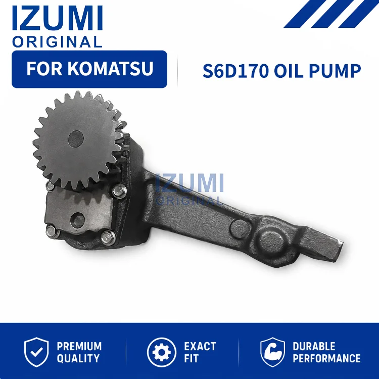 IZUMI ORIGINAL S6D170 6162-55-1100 6240-51-1100 Oil Pump diesel engine parts for Komatsu