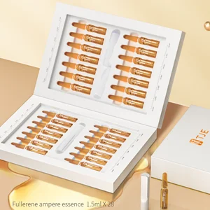 Fullerene Ampoule for for Natural Skin Care Face Serum Accelerates Metabolism & Regeneration Brightening Elasticity Home Use