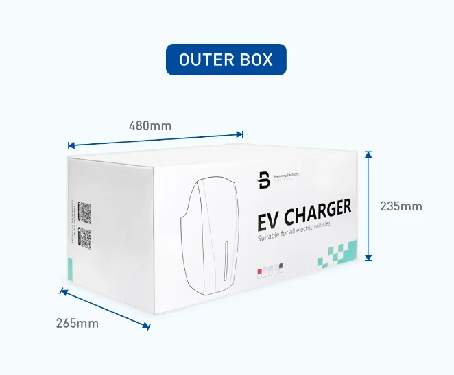 Beny New Ev Charger 7kw 32a 1phase Ac Ev Charging Station Level 2 Type 2 Gb T Ev Charger Wall