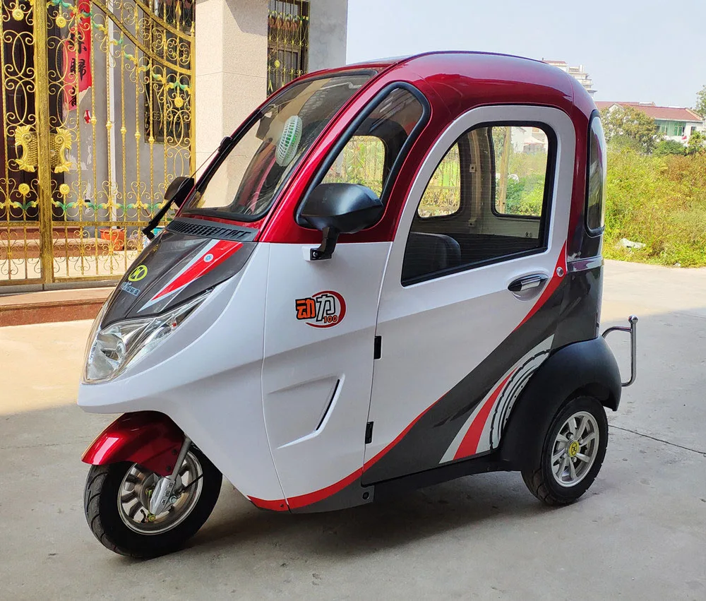 60v 800w Adult 3 Wheel Electric Car 3 Seater Electric Automobile Energy ...