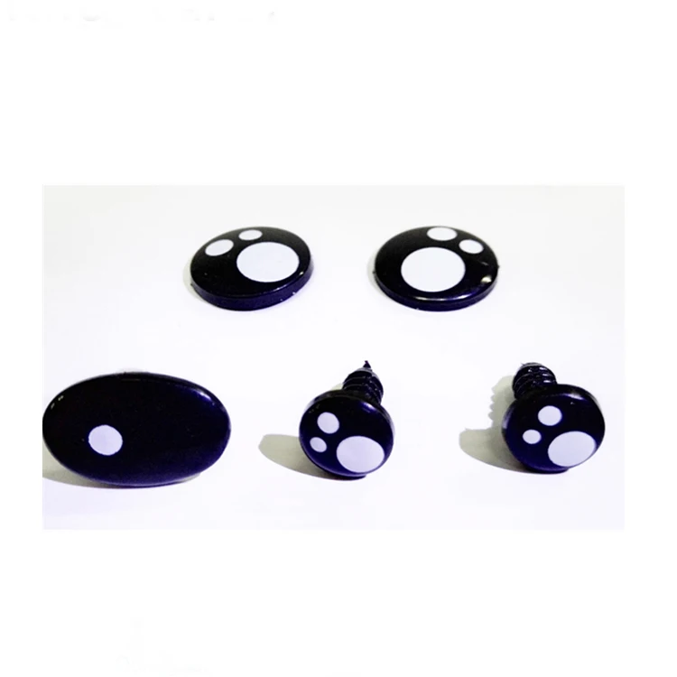 flat oval and round black safety