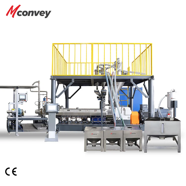 Masterbatch Producing Machine Plastic Small Twin Screw Extruder Pellet Granular Making Compounding Machine