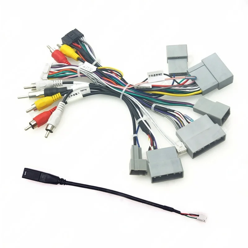 ISO Cable Adapter CAN Bus Decoder Box Plug Connector Car Android Radio Wiring Harness for Honda CRV CIVIC