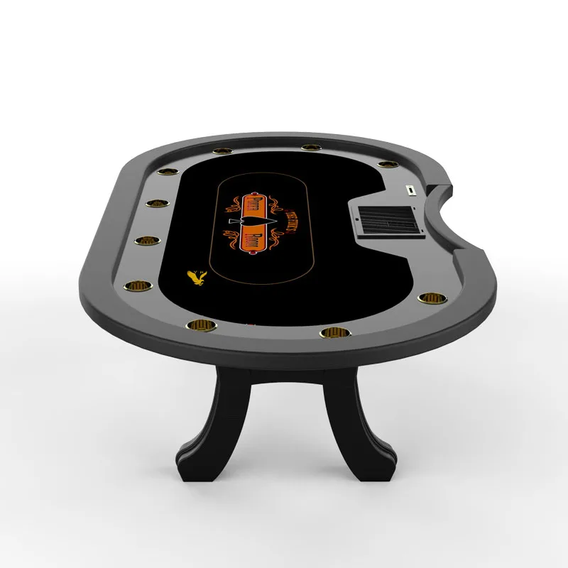 Профессиональный H-образный стол для игры в Техас по низкой