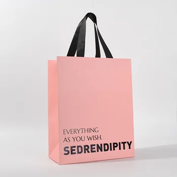 Customized Your Own Logo Gift Bag Designer Luxury Shopping Bag Retail ...