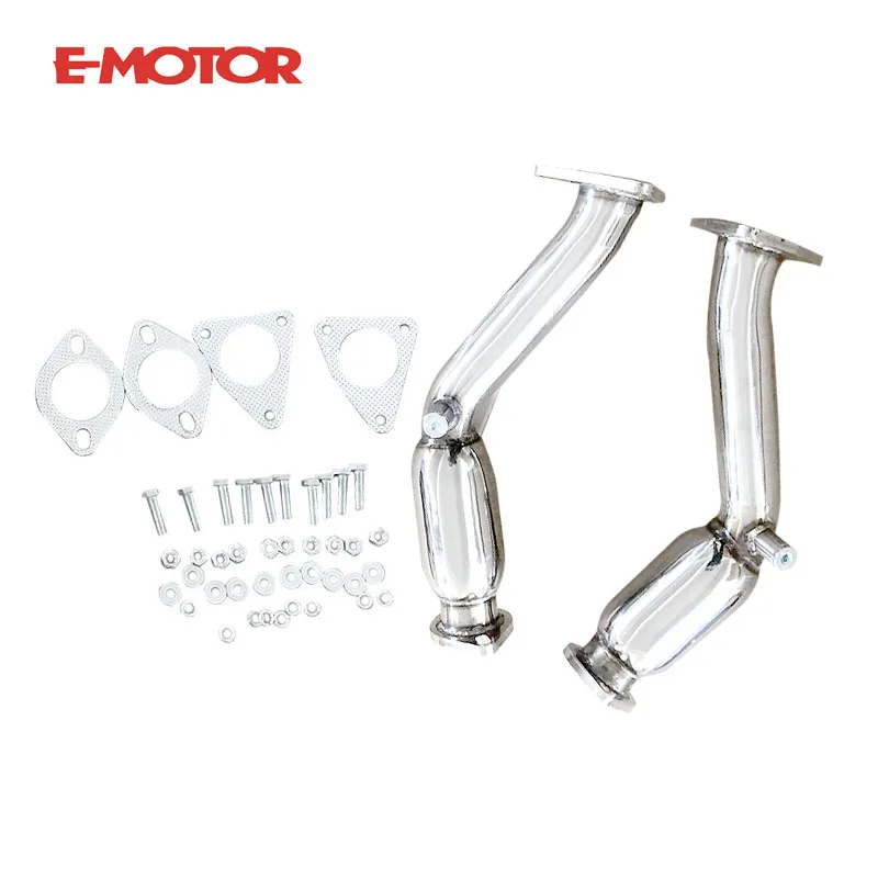 Exhaust Downpipe Test Pipe With Resonated Fit For Nissan G37 370z 0813