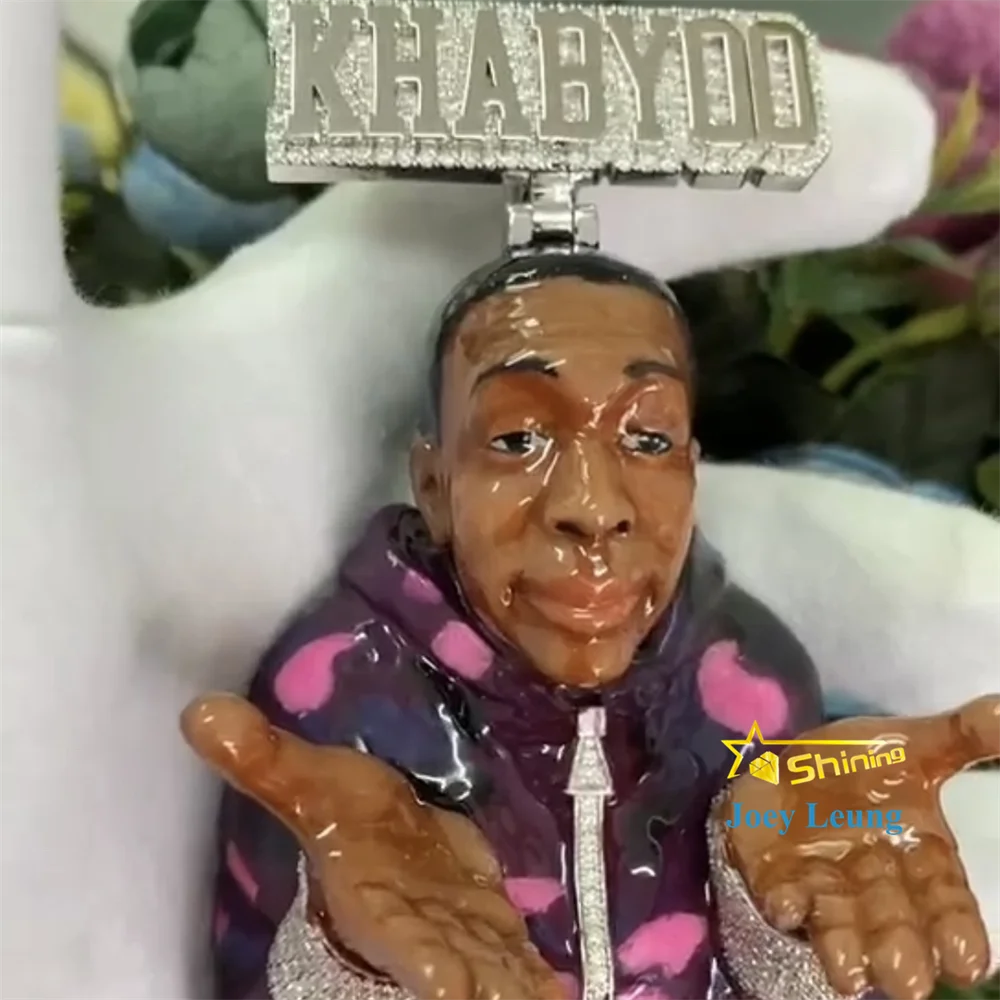 Pass Diamond Tester Silver 925 Gold Plated Hip Hop Jewelry Iced Out 3d