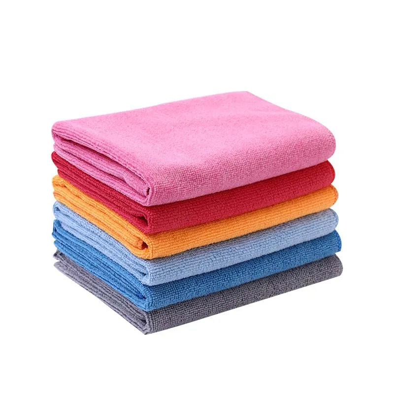 Factory Hot Sell 40x40cm Microfiber Cleaning Cloths Polishing Car ...