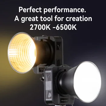 200W NiceFoto QY-2000A Bicolor Continuous Dimmable Photography Studio Video Light for Youtube detail image