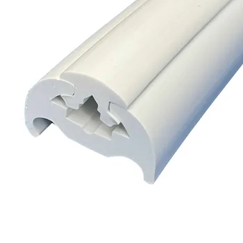 Bridge Rubber & Plastics 25mm White PVC D Fender Rubbing Strake With Insert | Made In UK