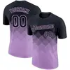 Black and Light Purple