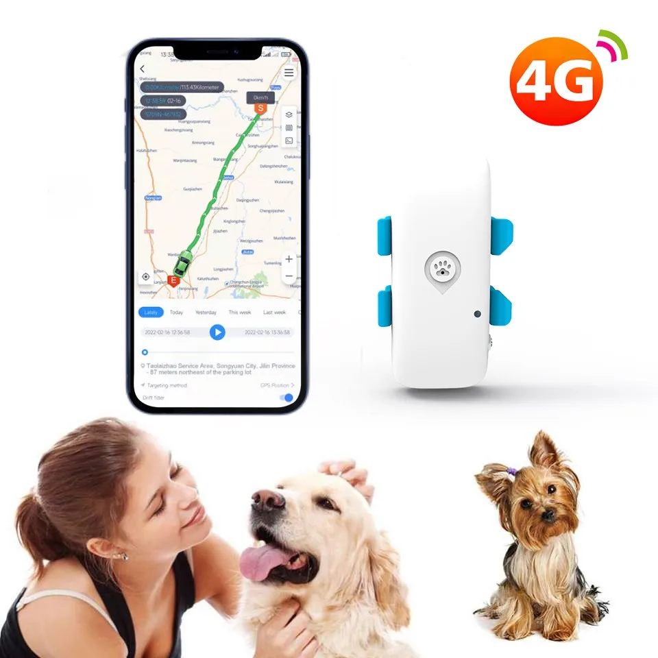 AGPS 4g Gps Tracking Device C032 Finder for Pets Free App Remote Control Animal Anti Theft Gps Tracker