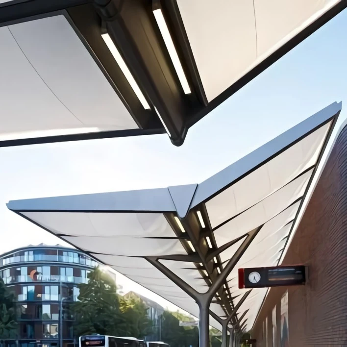 Modern Transparent ETFE and PVDF Membrane Material for Architectural Greenhouse Roof for Parks Outdoor Spaces Halls Hotels