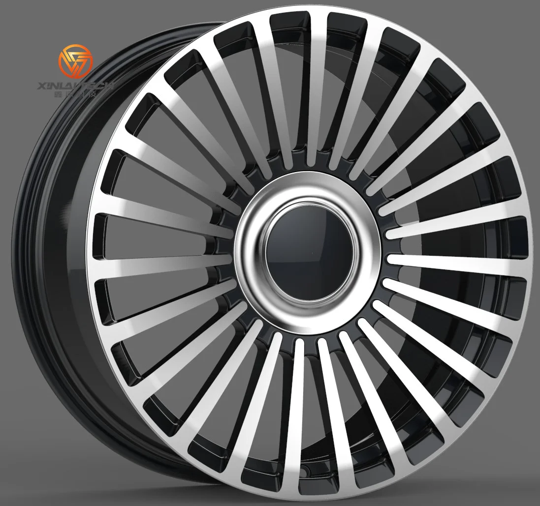 Hot New Sale Multi-spoke Drawing Custom 17 18 19 20 21 22 23 24 Inch Car Rims Aluminum Alloy Forged Black Car Wheels for Benz - Image 2