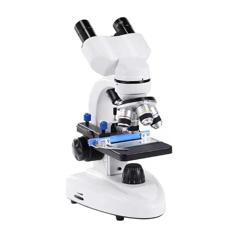 Compound Binocular Microscope Wf10x And Wf25x Eyepieces 40x2000x
