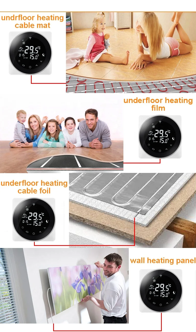 Touch Screen Flexel Underfloor Heating Reviews Electric Heating