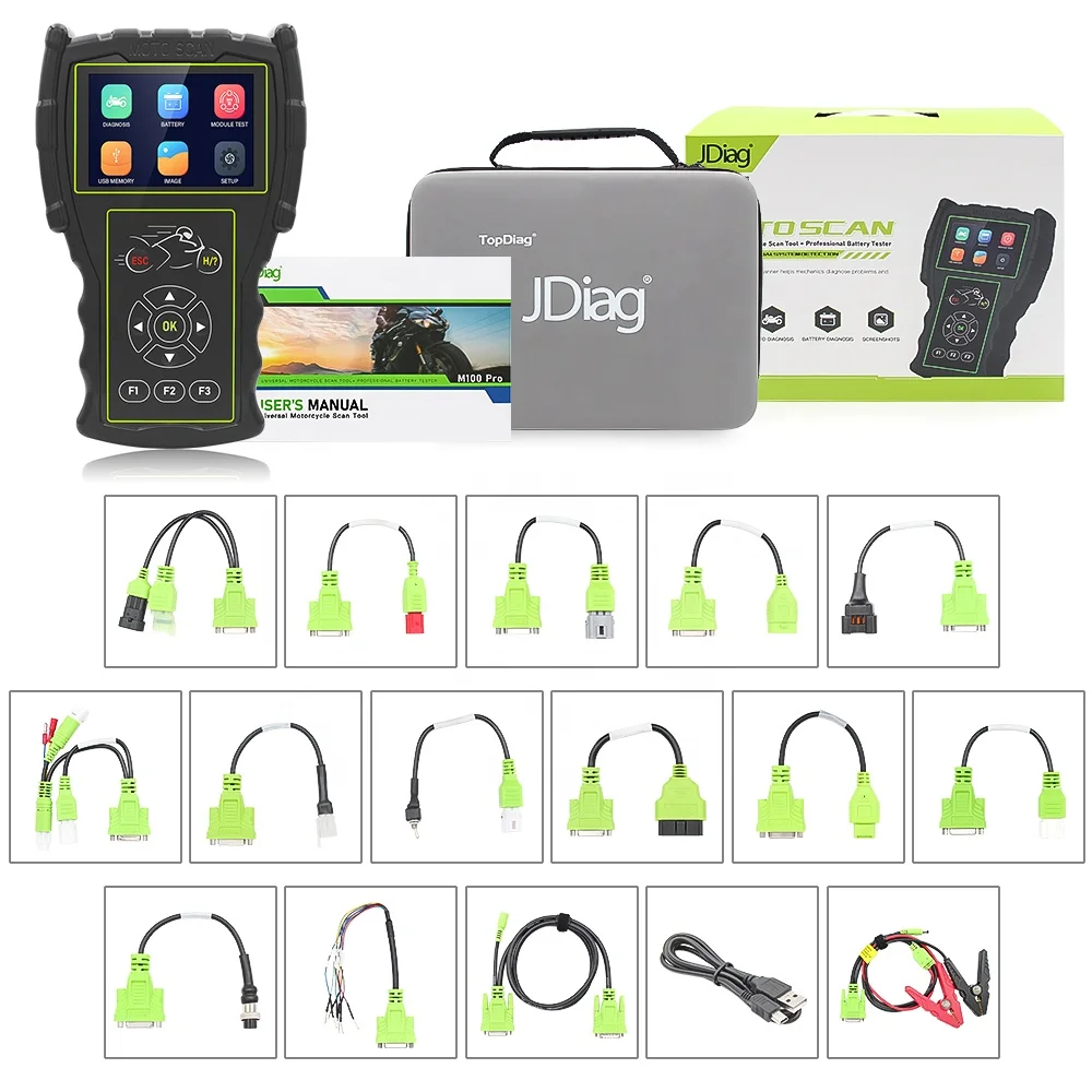 Motorbike Diagnostic Scanner JDiag M100 Pro Motorcycle Function