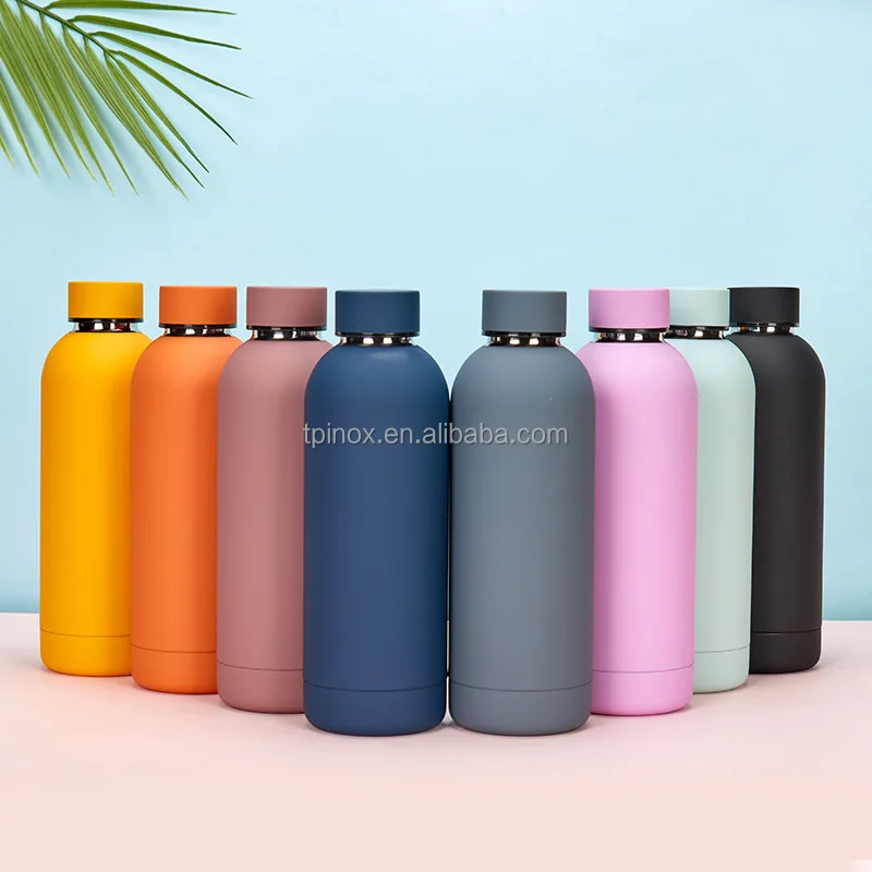 Ins Simple Stainless Steel Thermos Water Bottle Creative Portable Large  Capacity Men Women Vacuum Insulation Cup Gift Wholesale