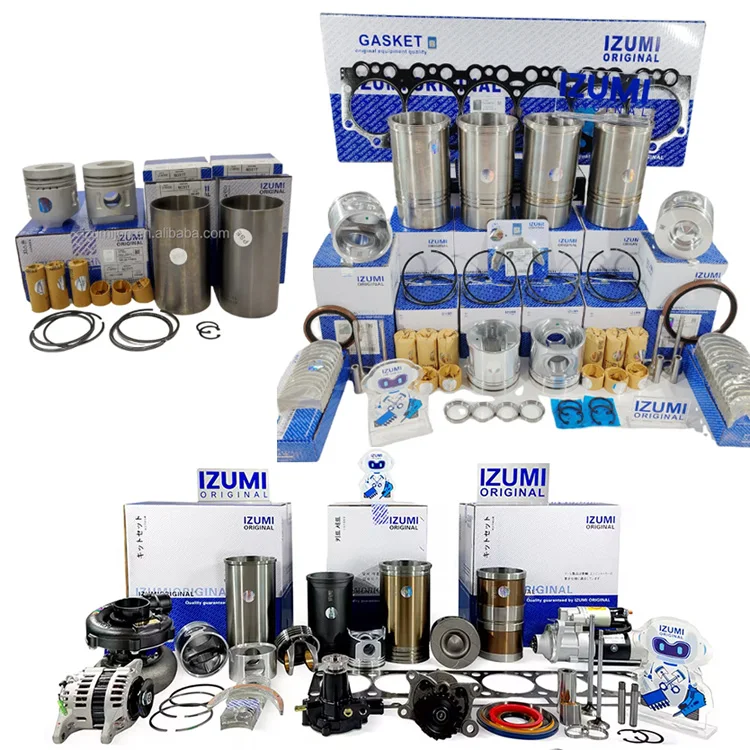 IZUMI ORIGINAL D7D D7E Overhaul Rebuild Kit D7D D7E Diesel Engine Parts For VOLVO