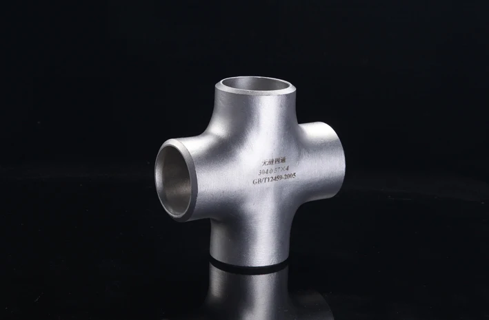 Customization Alloy 316 butt weld pipe fitting straight cross 4 way cross pipe fittings