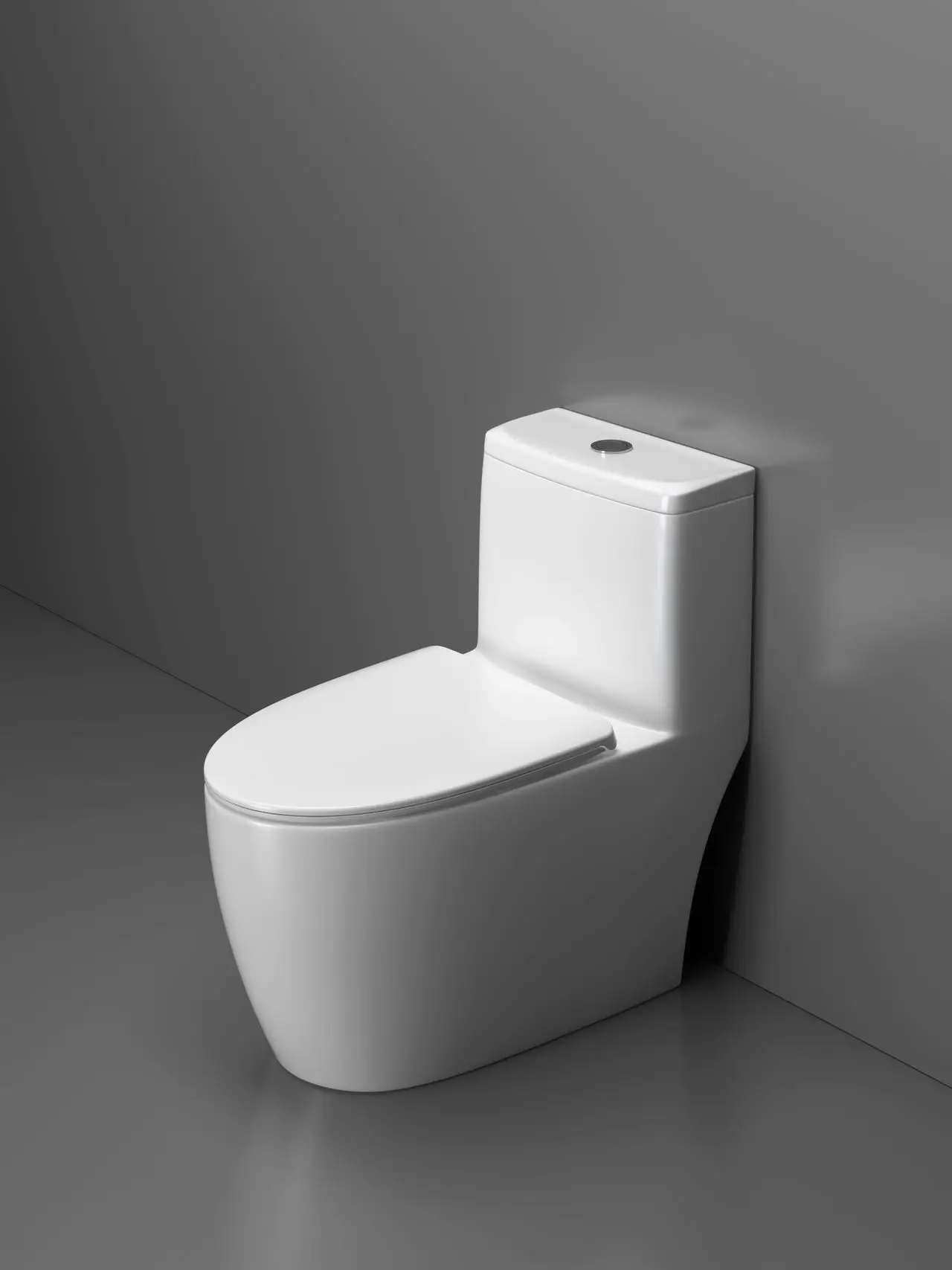 New design modern household toilet bathroom ceramic 2D super swiring one-piece toilet dual flush water closet details