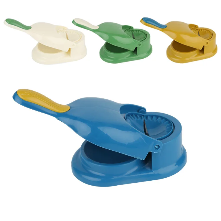 Manual DIY Baking Pastry 2 in 1 New Dumpling Maker Machine Press Dumpling Skin Wrapper Mould for Empanadas
