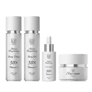 Private Label Acne Treatment  Vitamin C Skin Whitening Remove Dark Spots Brightening Tomato Skin Care Set