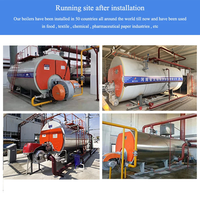 Price 10 12 15 20 Ton Industrial Natural Gas lpg diesel  Oil Fired Machine Steam Boiler for Sale