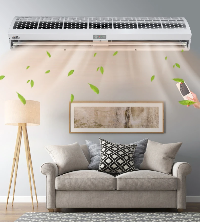 product 2025 hot sale air curtain centrifugal type supper strong air volume aluminum casing 09m 12m 15m remote stock supply-3
