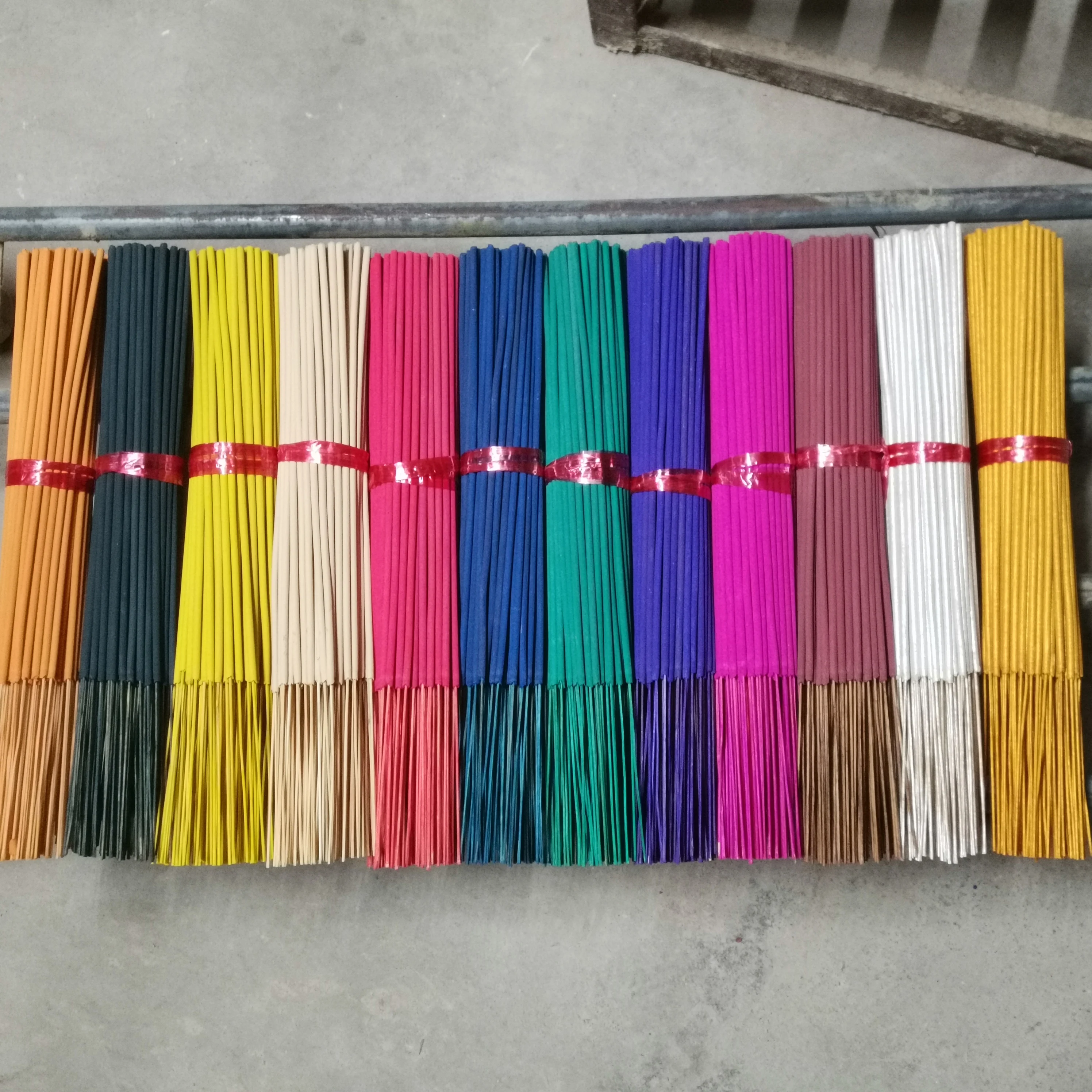 Raw Incense Stick Bulk Unscented Natural Agarbatti Incense Sticks 28cm Unscented Incense Sticks