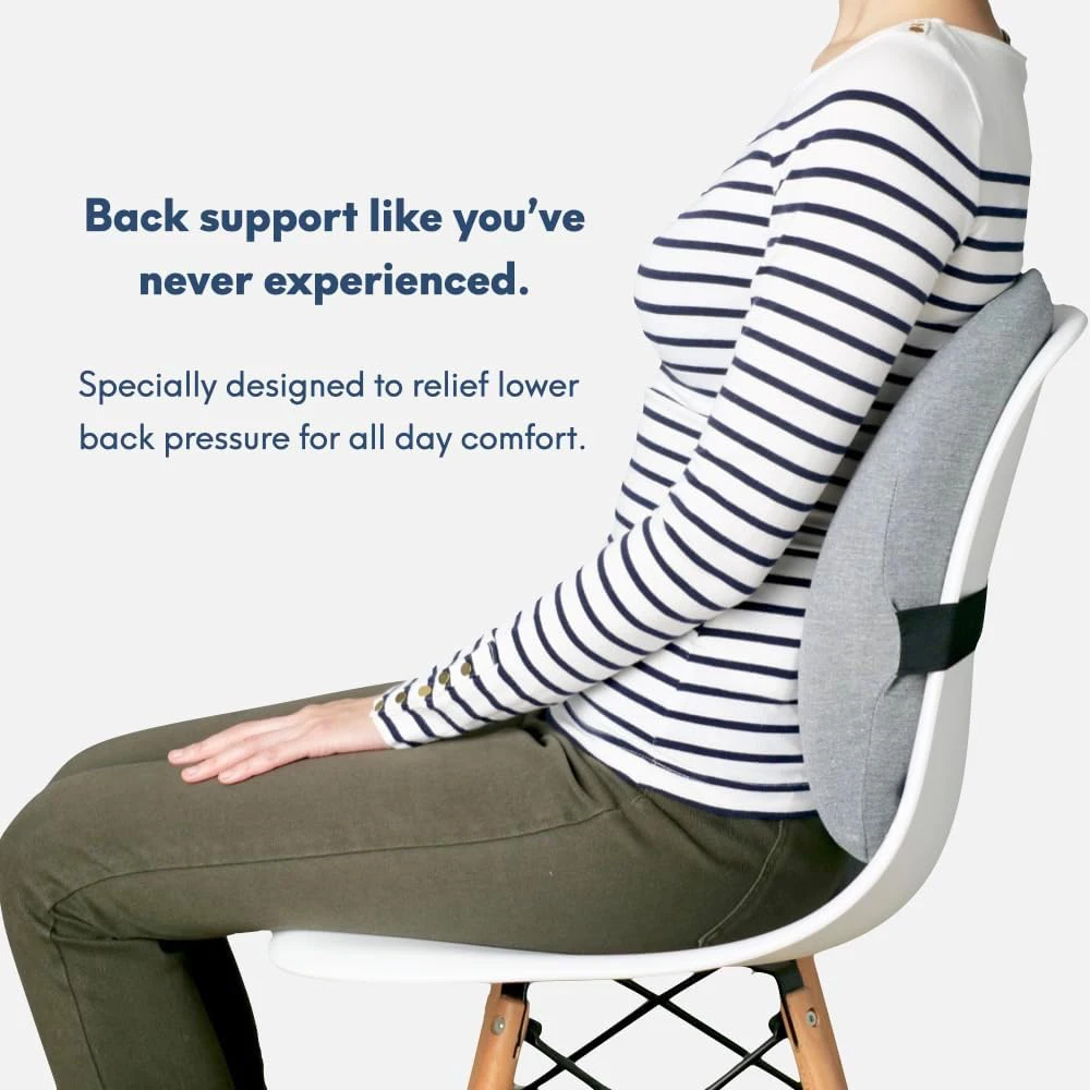 Ergonomic Lumbar Support Cushion Back Support Pillow Comfort Lumbar Pillow for Office Chairs