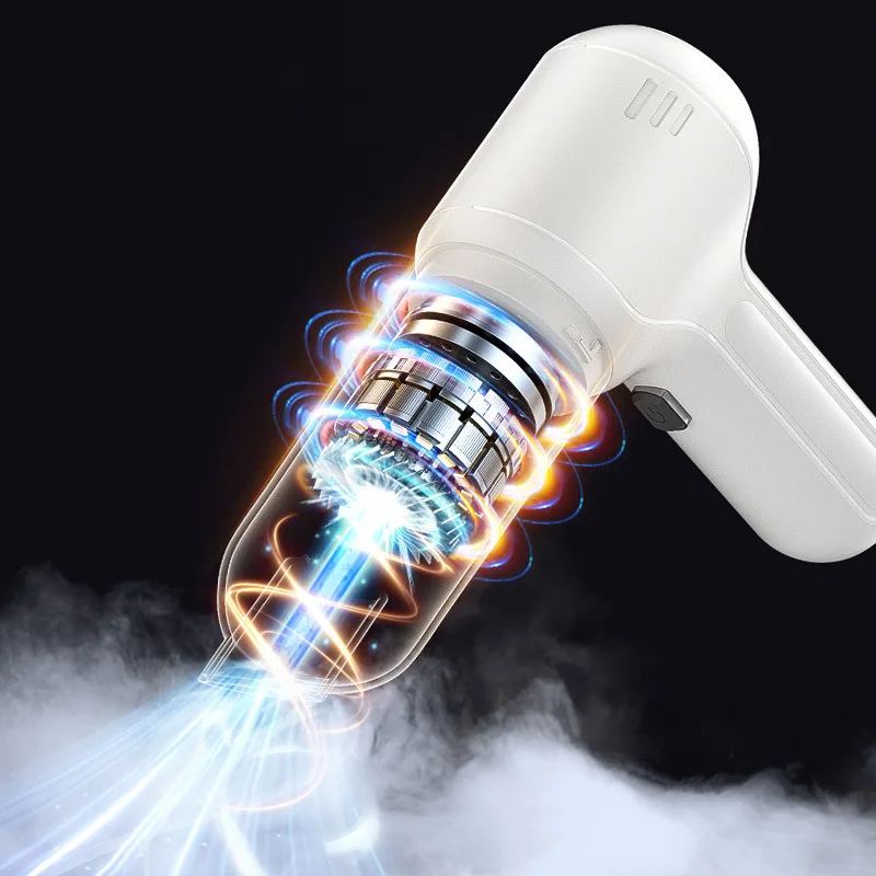 High Power Brushless Motor ABS Vacuum Cleaner Dust Blower Rechargeable 12000pa Wireless Handheld