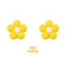 Flower Focal bead Yellow SA207