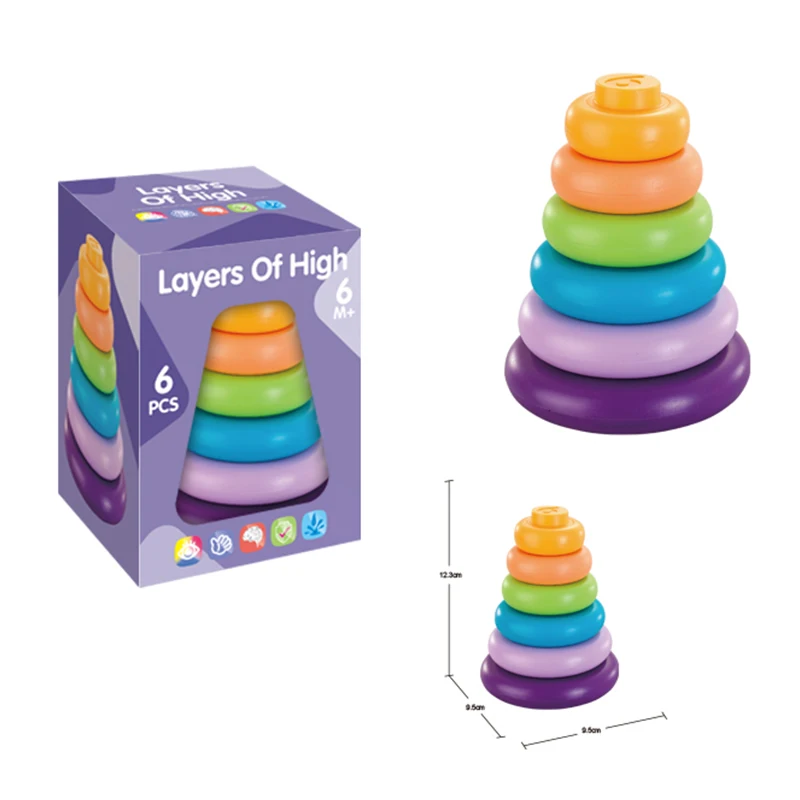 Sensory Toys For Autistic Children Colorful Circular Ocean Pumice