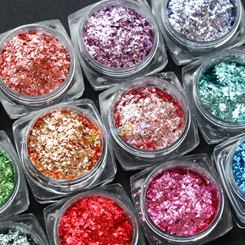 PET Chunky Glitter Solvent Resistant Nail Polish Glitter for Crafts/ Resin