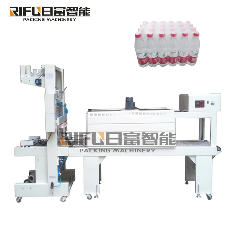 Semi Automatic Notebook Vegetables Sealing Cutting Shrink Tube Wrapping Machine Heat Tunnel Packing Machine