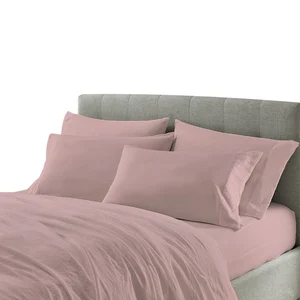 Luxury Soft Like Cotton 90gsm Prewashed Solid Microfibre Sheet Sets 4pcs for All Season