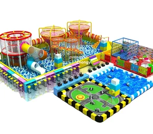 Children Indoor Playground Rainbow Tree Rope Net Equipment