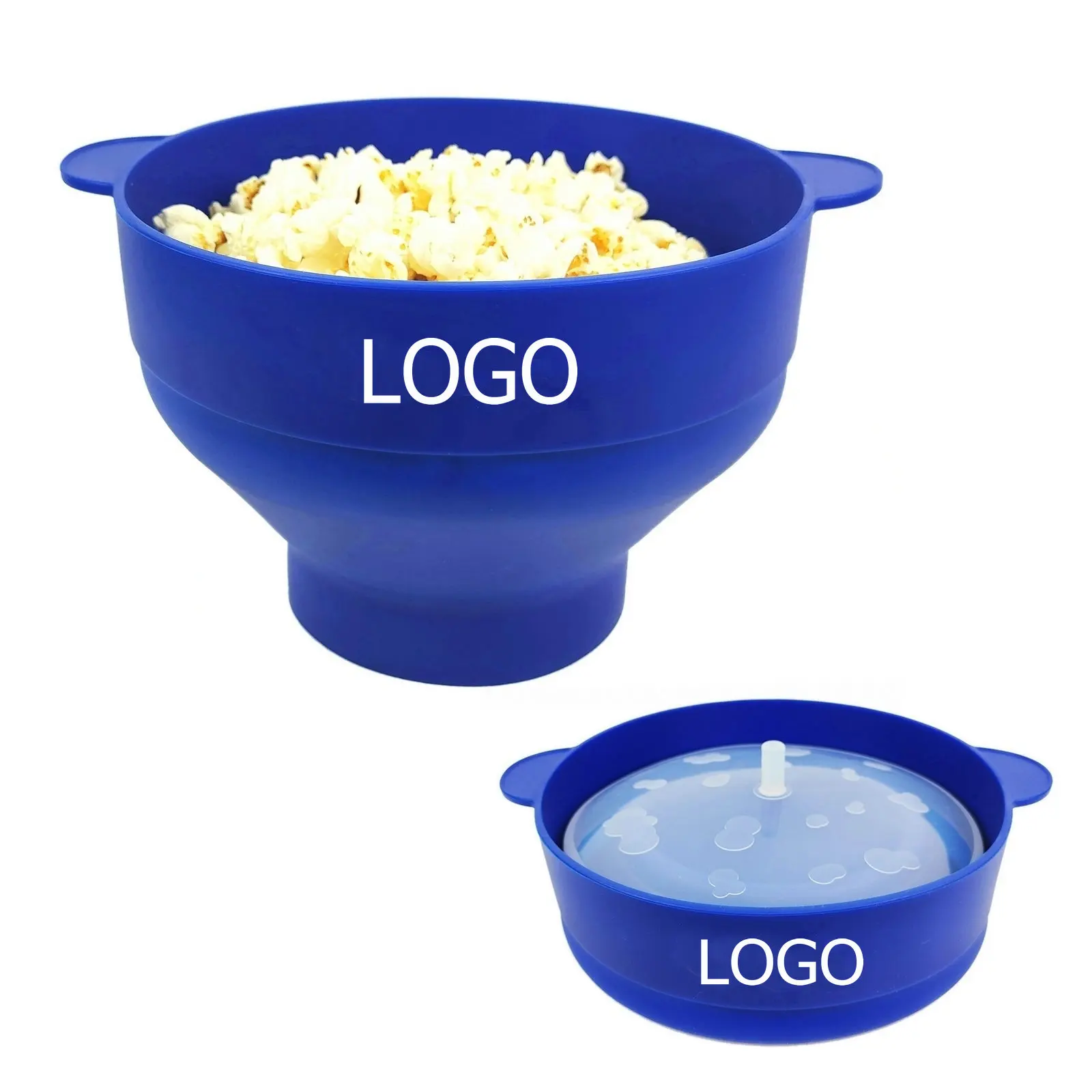 Salbree Microwave Popcorn Popper - Blue