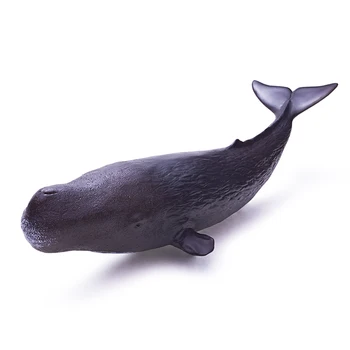 Amazon hot selling PVC soft vinyl simulation animal sea rotation animal toys Physeter macrocephalus