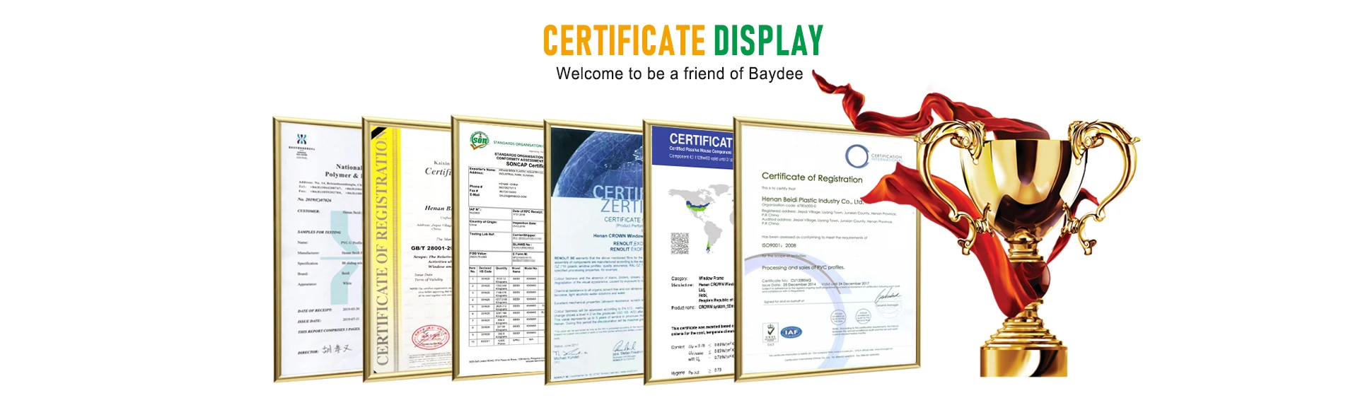 Baydee UPVC Profiles
