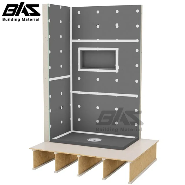Waterproof Mildew-proof XPS  Backer Tiles Board for Wall and Interior Wall Building Material Bathroom Shower Wall Ground Niche
